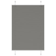 Plissé rolgordijn 90x150 cm stofbreedte 89,4 cm antraciet