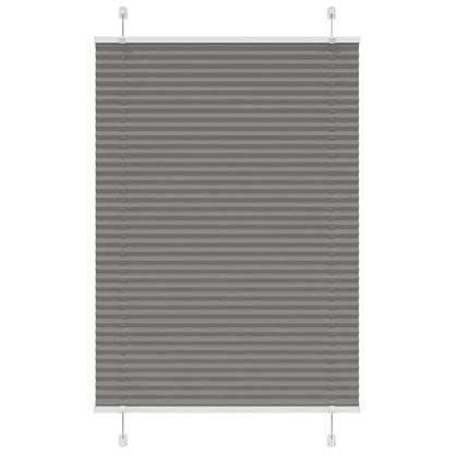Plissé rolgordijn 90x150 cm stofbreedte 89,4 cm antraciet