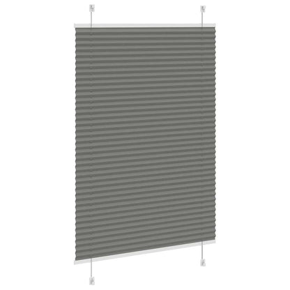 Plissé rolgordijn 95x150 cm stofbreedte 94,4 cm antraciet