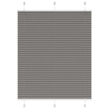 Plissé rolgordijn 105x150 cm stofbreedte 104,4 cm antraciet