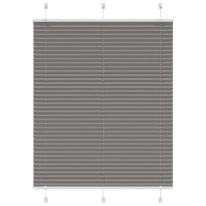 Plissé rolgordijn 105x150 cm stofbreedte 104,4 cm antraciet