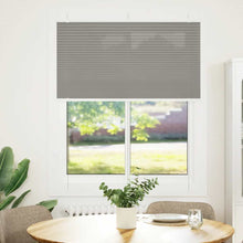 Plissé rolgordijn 105x150 cm stofbreedte 104,4 cm antraciet