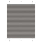 Pleated blind 110x150 cm fabric width 109.4 cm anthracite