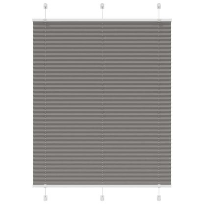 Plissé rolgordijn 110x150 cm stofbreedte 109,4 cm antraciet