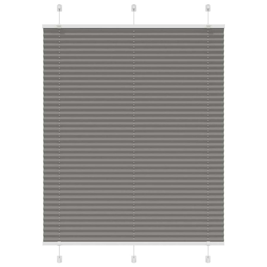Plissé rolgordijn 110x150 cm stofbreedte 109,4 cm antraciet