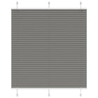 Pleated blind 115x150 cm fabric width 114.4 cm anthracite