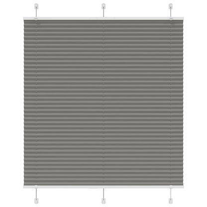 Plissé rolgordijn 115x150 cm stofbreedte 114,4 cm antraciet