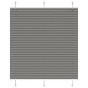 Pleated blind 120x150 cm fabric width 119.4 cm anthracite