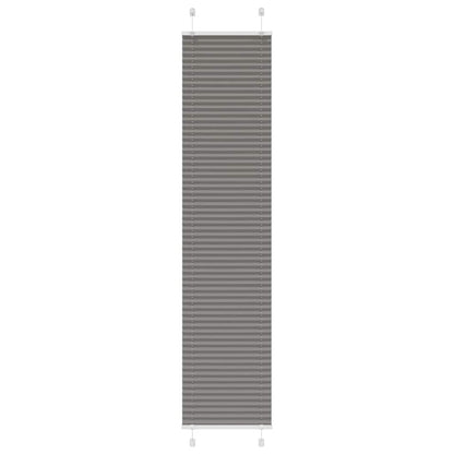 Plissé rolgordijn 40x200 cm stofbreedte 39,4 cm antraciet