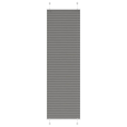 Plissé rolgordijn 55x200 cm stofbreedte 54,4 cm antraciet