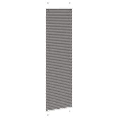 Plissé rolgordijn 55x200 cm stofbreedte 54,4 cm antraciet
