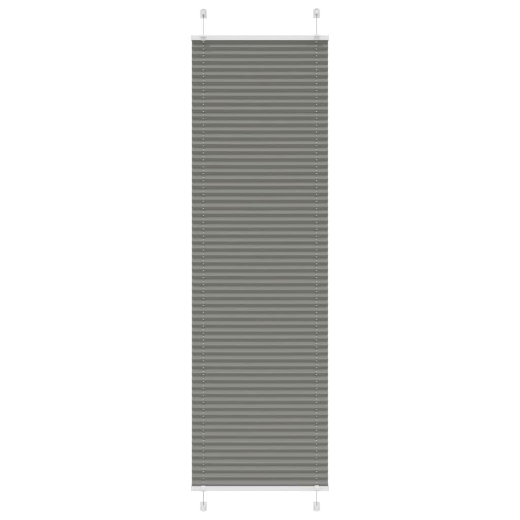 Plissé rolgordijn 60x200 cm stofbreedte 59,4 cm antraciet