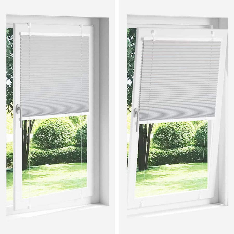 Plissé rolgordijn 60x200 cm stofbreedte 59,4 cm antraciet