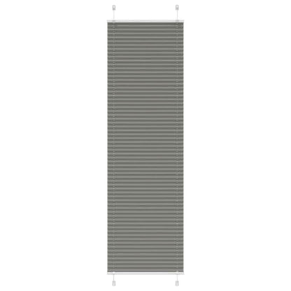 Plissé rolgordijn 65x200 cm stofbreedte 64,4 cm antraciet