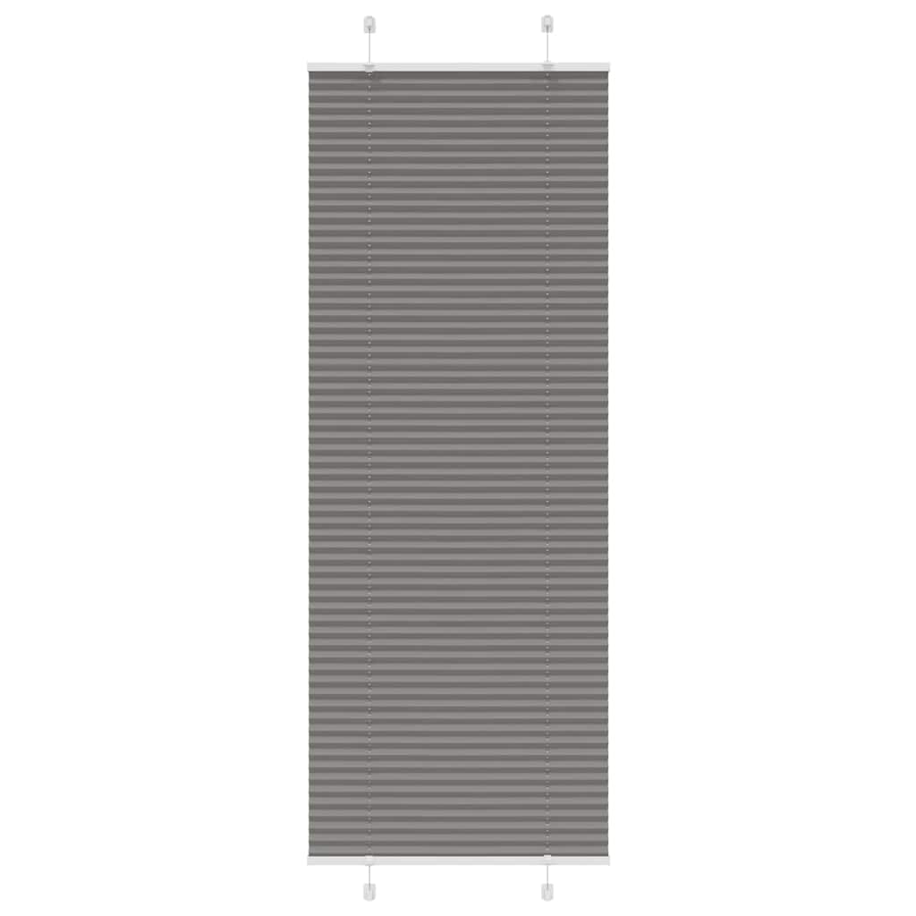 Plissé rolgordijn 70x200 cm stofbreedte 69,4 cm antraciet