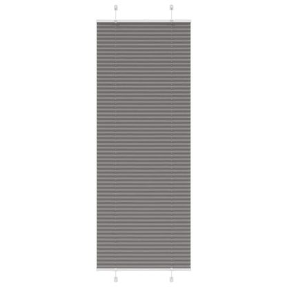 Plissé rolgordijn 70x200 cm stofbreedte 69,4 cm antraciet