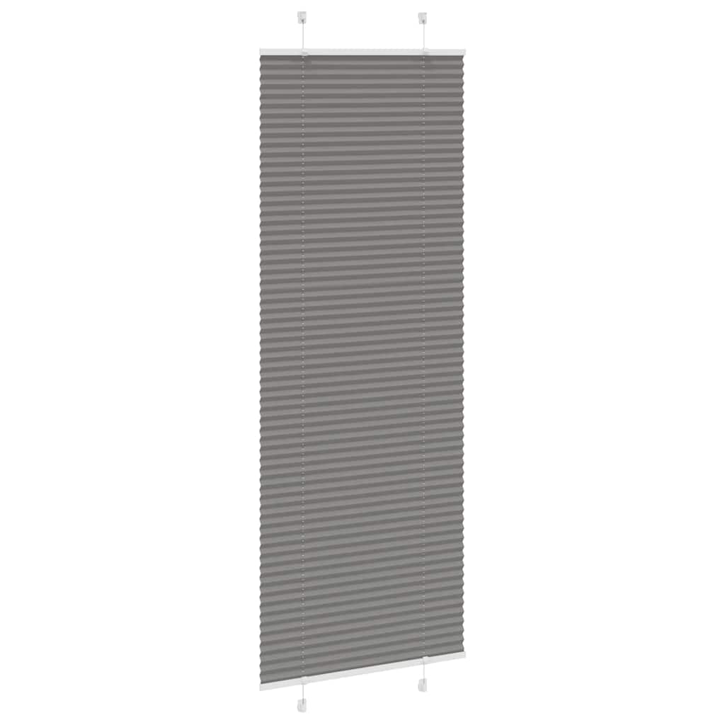 Plissé rolgordijn 70x200 cm stofbreedte 69,4 cm antraciet