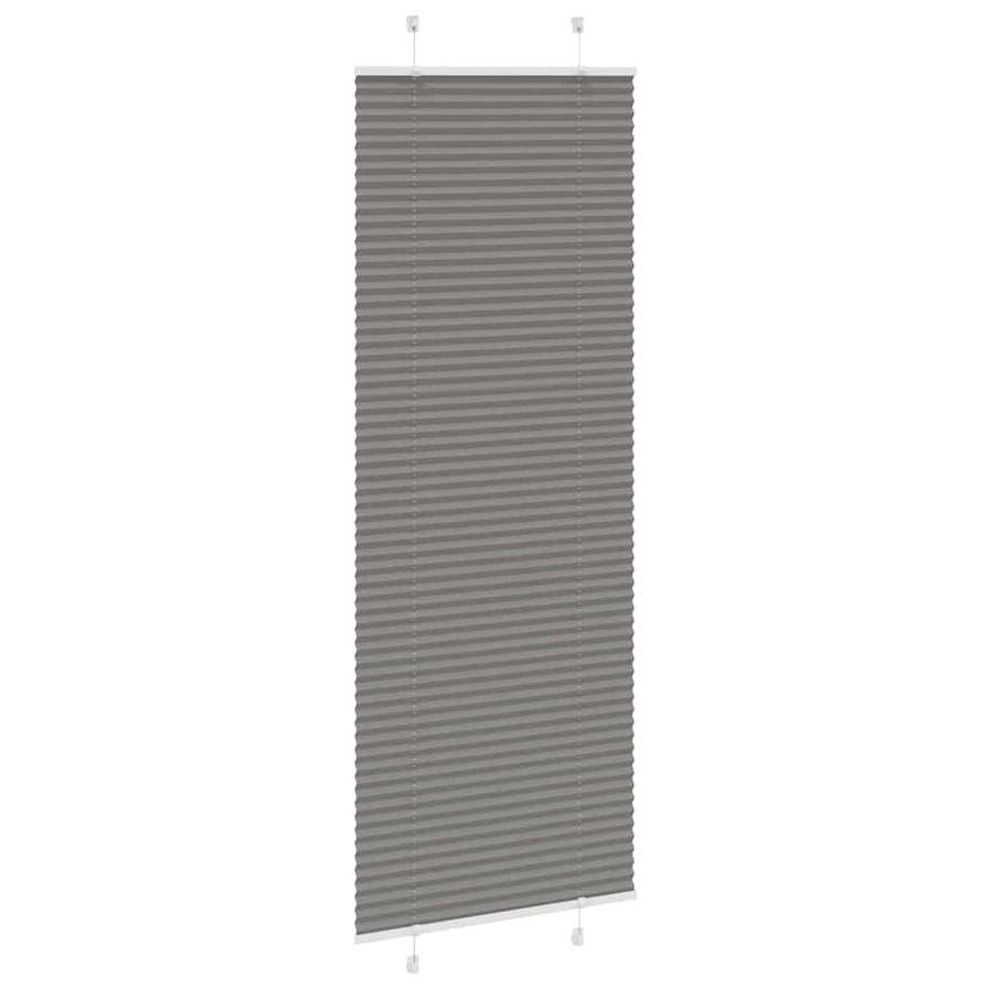 Plissé rolgordijn 70x200 cm stofbreedte 69,4 cm antraciet