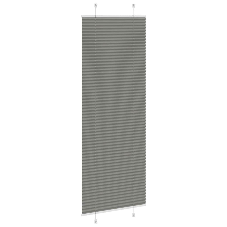 Plissé rolgordijn 70x200 cm stofbreedte 69,4 cm antraciet