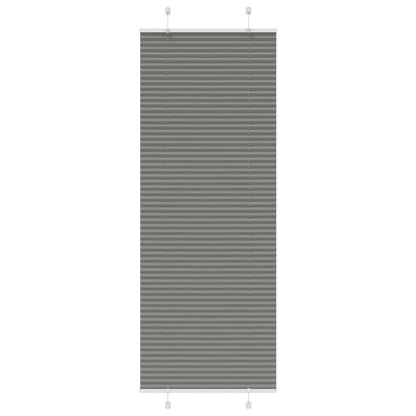 Plissé rolgordijn 80x200 cm stofbreedte 79,4 cm antraciet