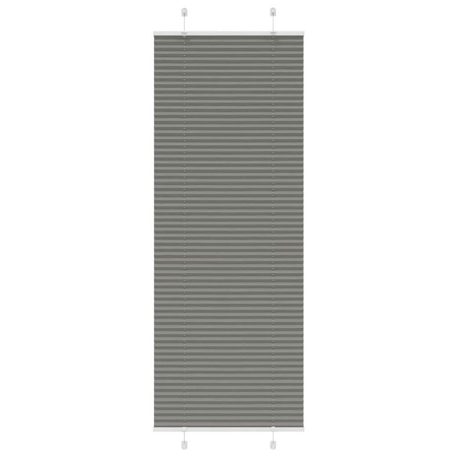 Plissé rolgordijn 80x200 cm stofbreedte 79,4 cm antraciet
