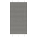 Plissé rolgordijn 110x200 cm stofbreedte 109,4 cm antraciet