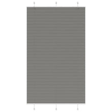 Plissé rolgordijn 115x200 cm stofbreedte 114,4 cm antraciet