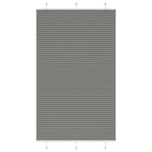 Plissé rolgordijn 120x200 cm stofbreedte 119,4 cm antraciet