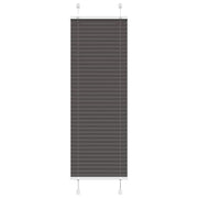 Plissé rolgordijn 40x100 cm zwart polyester