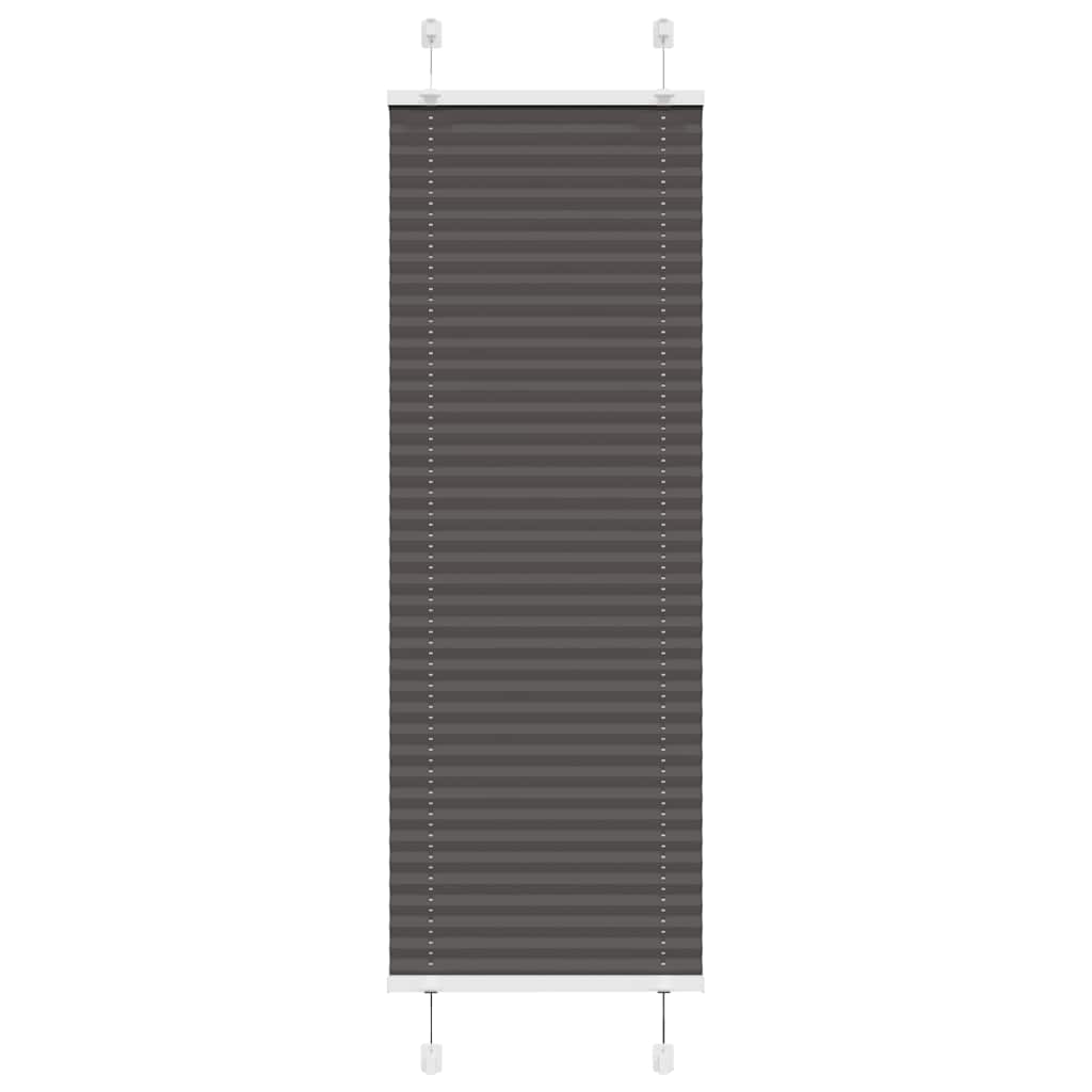 Plissé rolgordijn 40x100 cm stofbreedte 39,4 cm polyester zwart