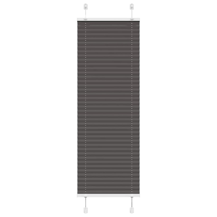 Plissé rolgordijn 40x100 cm stofbreedte 39,4 cm polyester zwart
