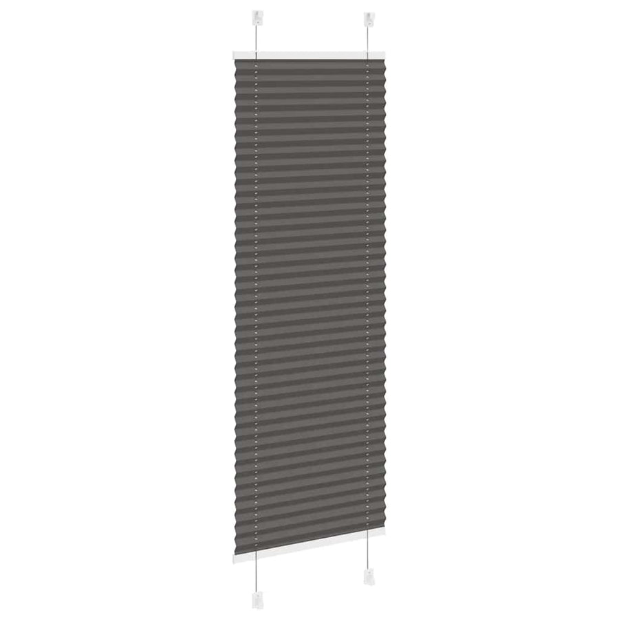 Plissé rolgordijn 40x100 cm stofbreedte 39,4 cm polyester zwart