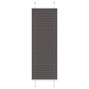 Plissé rolgordijn 45x100 cm zwart polyester