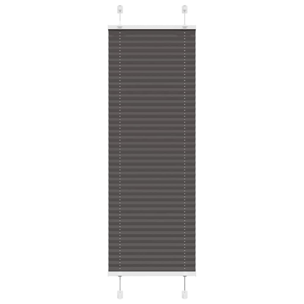 Plissé rolgordijn 45x100 cm stofbreedte 44,4 cm polyester zwart