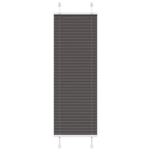 Plissé rolgordijn 45x100 cm stofbreedte 44,4 cm polyester zwart