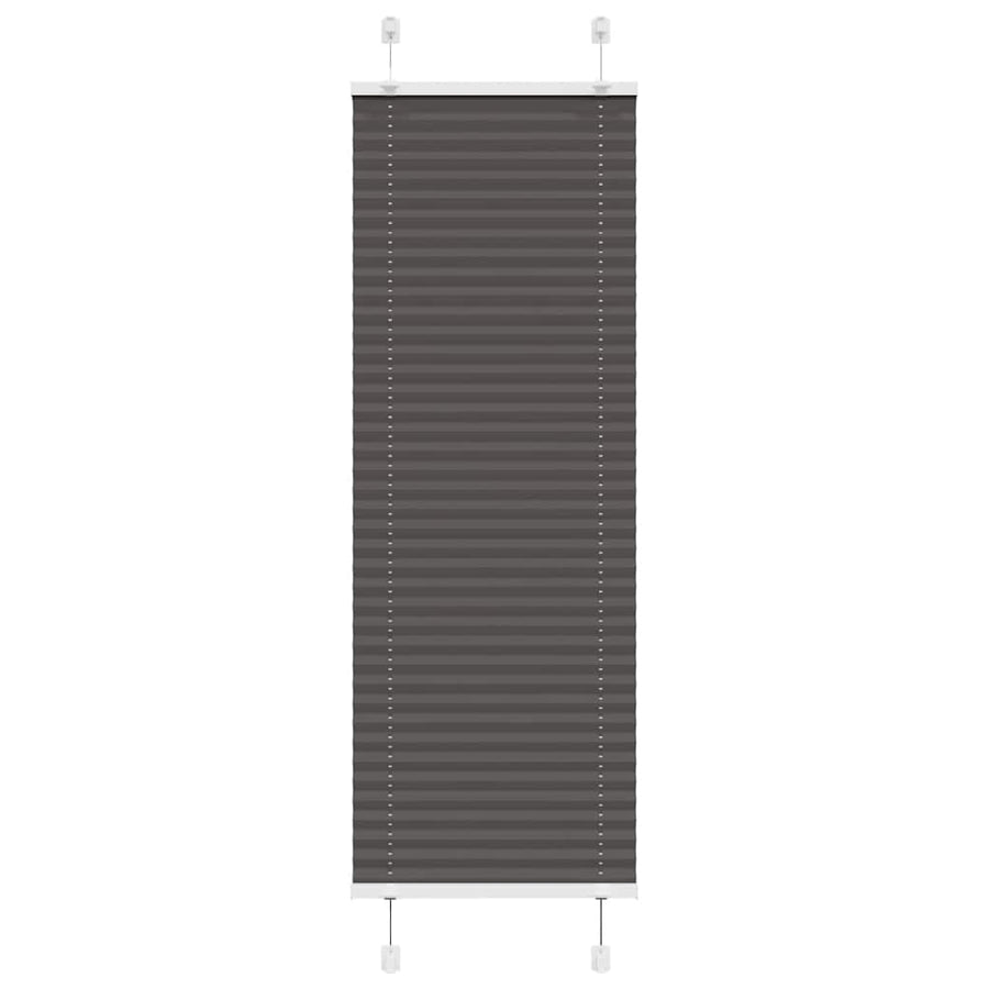 Plissé rolgordijn 45x100 cm stofbreedte 44,4 cm polyester zwart