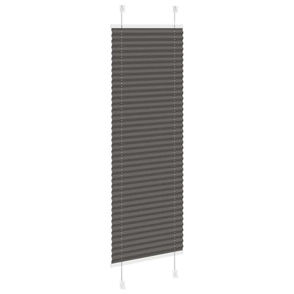 Plissé rolgordijn 45x100 cm stofbreedte 44,4 cm polyester zwart