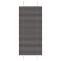 Plissé rolgordijn 55x100 cm stofbreedte 54,4 cm polyester zwart