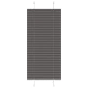Plissé rolgordijn 55x100 cm polyester zwart