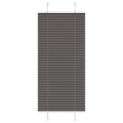 Plissé rolgordijn 60x100 cm polyester zwart