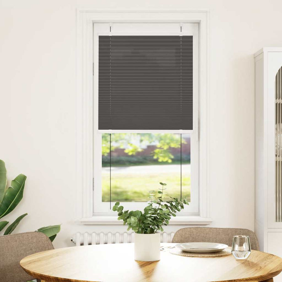 Plissé rolgordijn 60x100 cm stofbreedte 59,4 cm polyester zwart