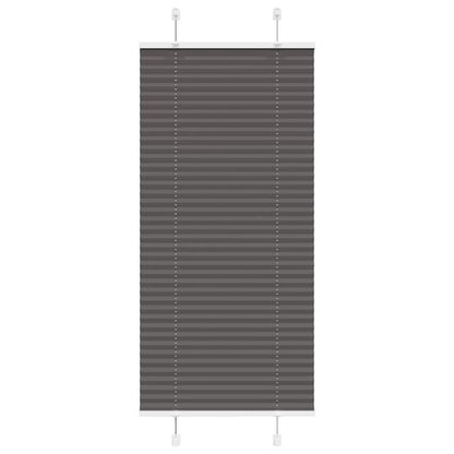 Plissé rolgordijn 65x100 cm stofbreedte 64,4 cm polyester zwart