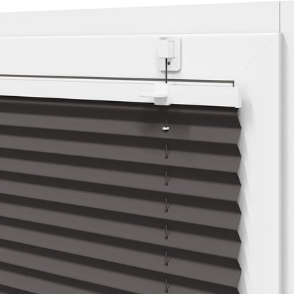 Plissé rolgordijn 70x100 cm stofbreedte 69,4 cm polyester zwart