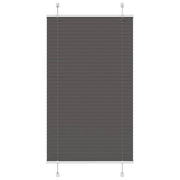 Plissé rolgordijn 80x100 cm zwart polyester
