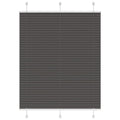 Plissé rolgordijn 110x100cm stofbreedte 109,4cm polyester zwart