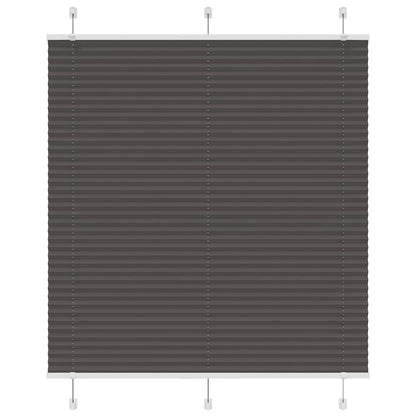 Plissé rolgordijn 115x100cm stofbreedte 114,4cm polyester zwart