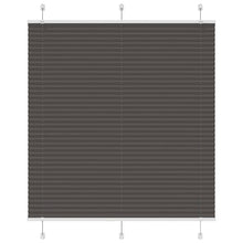 Plissé rolgordijn 120x100cm stofbreedte 119,4cm polyester zwart