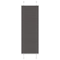 Plissé rolgordijn 40x150 cm stofbreedte 39,4 cm polyester zwart