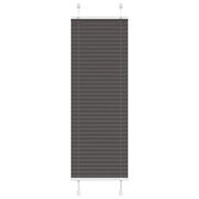 Plissé rolgordijn 40x150 cm polyester zwart
