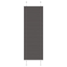 Plissé rolgordijn 40x150 cm stofbreedte 39,4 cm polyester zwart